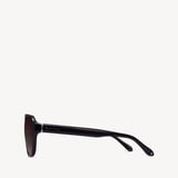 St Barts Aviator Sunglasses Black 