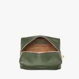 London Makeup Bag Racing Green Pebble