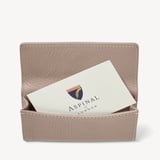Business Card Holder Moleskin Milled Pebble