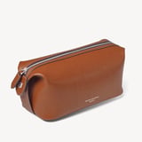 Mount Street Washbag Tan Saffiano