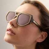 Cabo Aviator Sunglasses Olive Crystal 