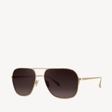 Maranello Aviator Sunglasses Gold Stainless Steel