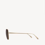 Maranello Aviator Sunglasses Gold Stainless Steel