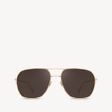 Maranello Aviator Sunglasses Gold Stainless Steel