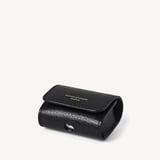 AirPods Case with Carabiner Clip Black Pebble