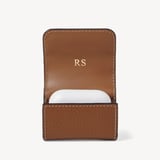AirPods Case with Carabiner Clip Tan Pebble