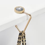 Aspinal Handbag Hook Silver Crystal
