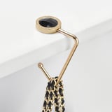 Aspinal Handbag Hook Black Crystal