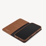 iPhone 16 Pro Max Magnetic Card Case Tan Pebble