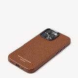 iPhone 16 Pro Max Magnetic Card Case Tan Pebble
