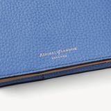 A5 Refillable Luxury Journal Capri Blue Pebble with Soft Suede Lining