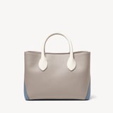 Midi London Tote Sky Blue, Grey & White Pebble