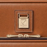 Connaught Cabin Case Tan Saffiano with Gold Hardware