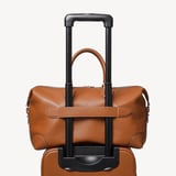 Connaught Cabin Case Tan Saffiano with Gold Hardware