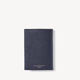 A7 Pocket Refillable Luxury Journal Navy Pebble with Soft Suede Lining