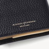 A7 Pocket Refillable Luxury Journal Black Pebble with Soft Suede Lining