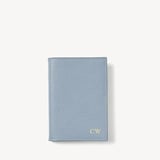 A7 Pocket Refillable Luxury Journal Sky Blue Pebble with Soft Suede Lining