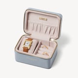 Travel Watch & Ring Box Sky Blue Pebble
