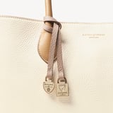 London Tote Soft Taupe & Ivory Pebble