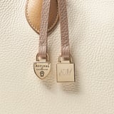 London Tote Soft Taupe & Ivory Pebble