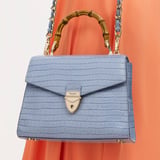 Midi Mayfair® 2 Deep Shine Sky Blue Small Croc