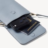 Duo Phone Crossbody Pouch Sky Blue Pebble