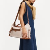 Hudson Bag Beach Stone Premium Pebble & Smooth Tan