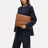 16-Inch Classic Laptop Case Tan Pebble