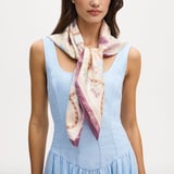 Mayfair® Songbird Silk Scarf English Rose Pure Silk