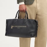 Hudson Bag Black Milled Pebble