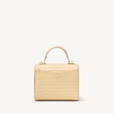 Mini Mayfair® with Silk Neck Scarf Deep Shine Buttermilk Small Croc