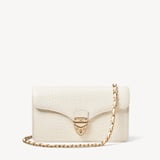 Mayfair®Clutch Ivory Patent Croc