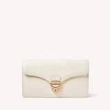 Mayfair®Clutch Ivory Patent Croc