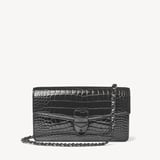 Mayfair® 2 Clutch Black Patent Croc