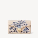 Mayfair®Clutch Sky Blue English Garden Hand Embroidery