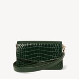 Eliza Clutch Evergreen Patent Croc