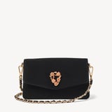 Eliza Clutch Black Velvet