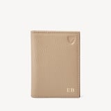 Double Fold Credit Card Holder Fawn Pebble