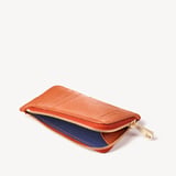 Zipped Coin & Card Holder Marmalade Pebble