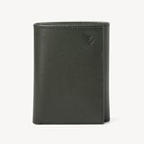 Trifold Wallet Forest Green Saffiano