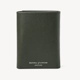 Trifold Wallet Forest Green Saffiano