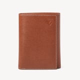 Trifold Wallet Tan Saffiano