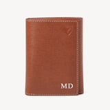 Trifold Wallet Tan Saffiano
