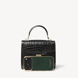 Midi Mayfair® Blush Pink Metallic Woven Leather