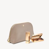 Classic Makeup Case Moleskin Soft Saffiano