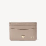 Slim Credit Card Holder Moleskin Soft Saffiano