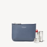 Small Ella Pouch Heritage Blue Pebble