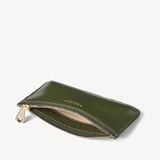 Ella Card & Coin Holder Smooth Moss Green