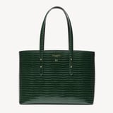 Regent Tote Deep Shine Evergreen Small Croc