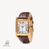 Mayfair® Classic Watch 23ct Gold Plated - Smooth Chocolate